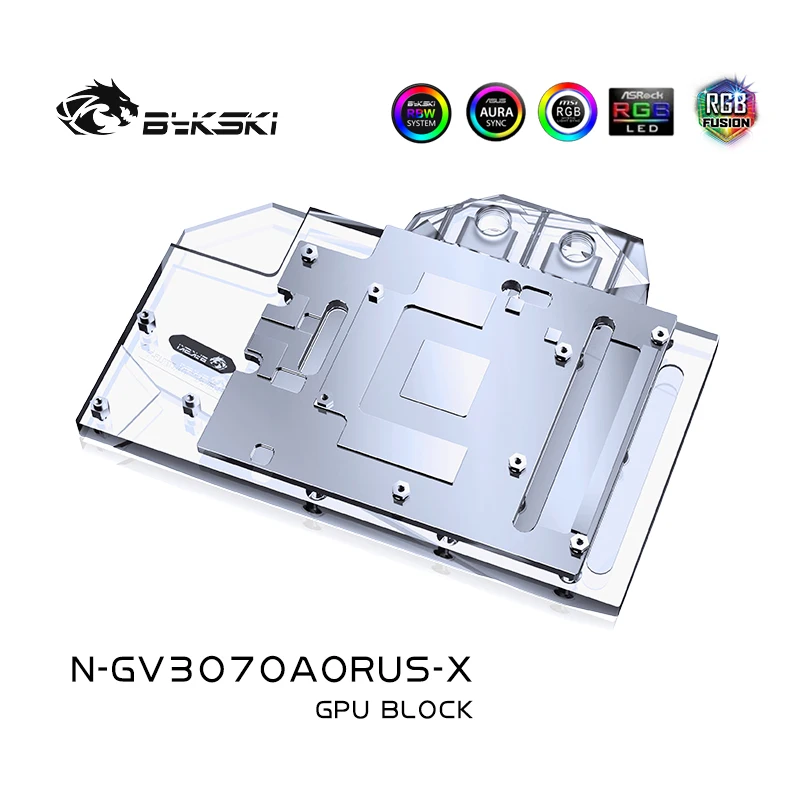 Bykski 3070 GPU Vodni Hladilni Blok Za Gigabyte AORUS RTX3070MASTER 8G, Grafične Kartice Tekoče Hladilnik, N-GV3070AORUS-X