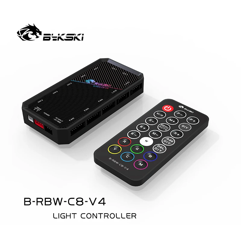 Bykski B-RBW-C8-V4 RBW(5v 3pin), Razsvetljava Sinhronizacija Krmilnik Za Bykski je RBW Lightings Sinhronizacijo Na Matično ploščo