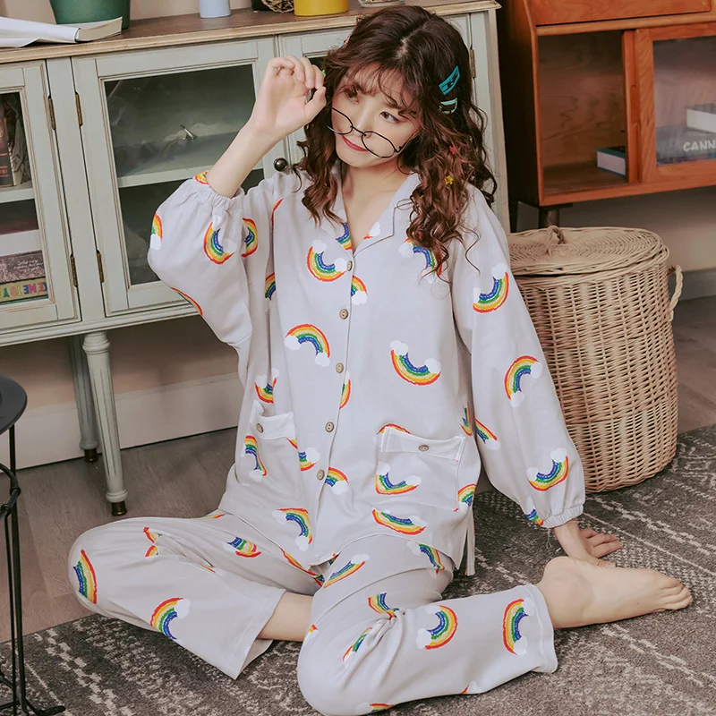 BZEL Vroče Prodaje Pižamo Kompleti Za Ženske Stilsko Risanka Pijamas Dolge Rokave, Dolge Soline Ženske Pižame Priložnostne Homewear Velike Velikosti XXXL
