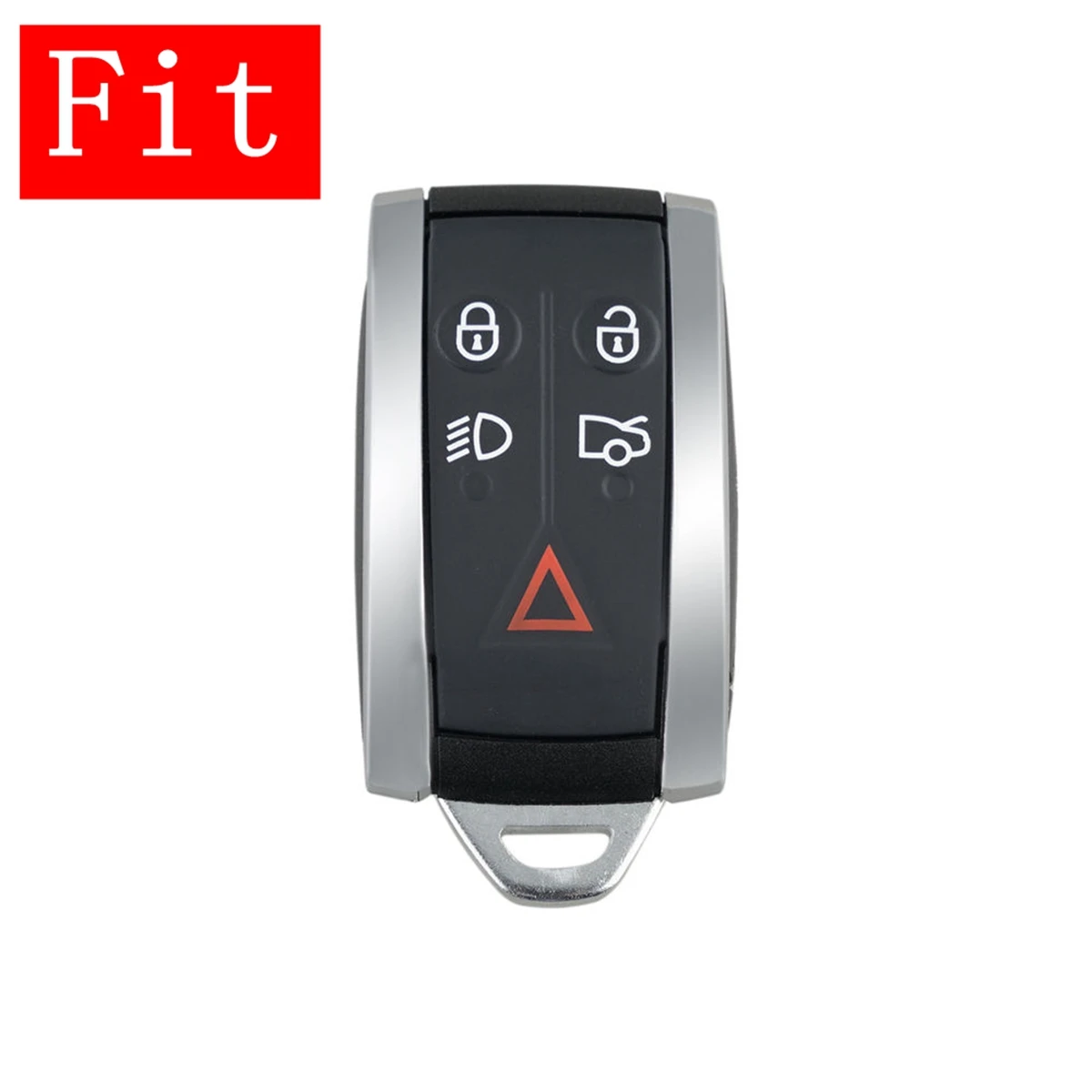 #C2P15136 Chrome Remote Key primeru zajema Fob Trim Komplet Za Jaguar XF & XK & XKR
