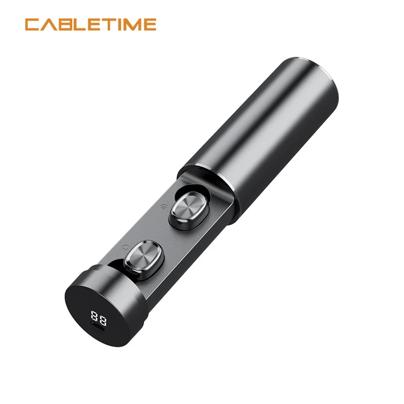 CABLETIME 2020 Brezžične Slušalke LED BluetoothV5.0 Nepremočljiva Visoko Zvok Slušalke za Pametni telefon iphone X Oneplus N382