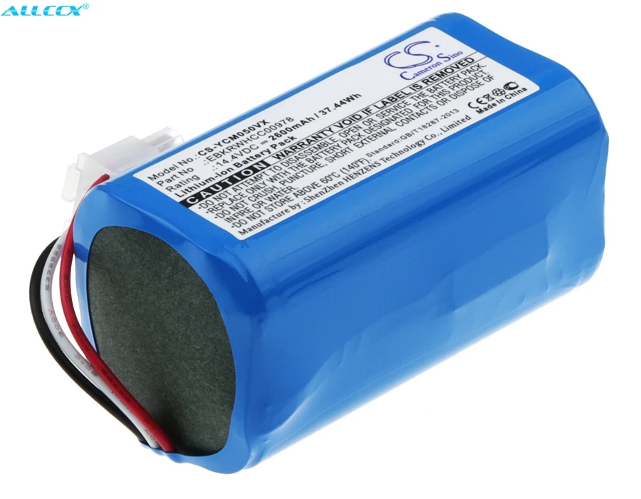 CameronSino 2600mAh Baterija za iCLEBO YCR-M05,YCR-M05-P,YCR-M04-1,YCR-M05-10,YCR-M05-11,YCR-M05-20, YCR-M05-30, YCR-M05-50