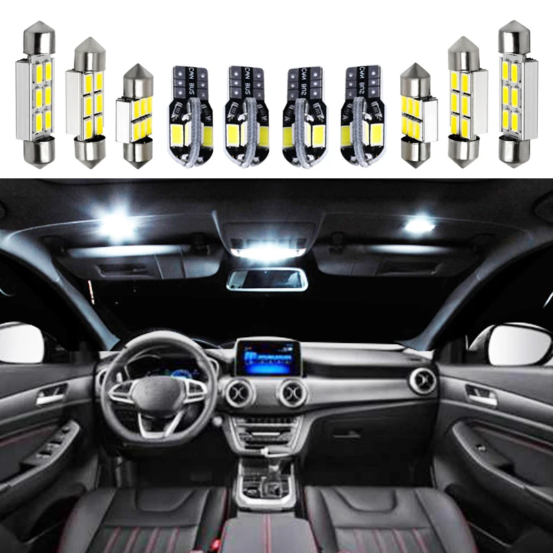 Canbus LED avto notranjosti žarnice komplet za 2003-BMW serije 1 E81 E87 E82 E88 F20 F21 116i 118i 120i 125i 130i 135i M135i