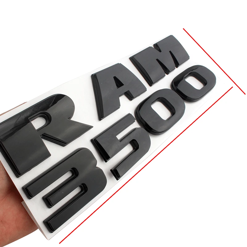 Car Stran Nalepke Zadnje Telo, Zunanjost Styling za Dodge RAM Nitro Challenger Ram 1500 Karavana Kalibra za RAM Simbol 3D Abs Značko