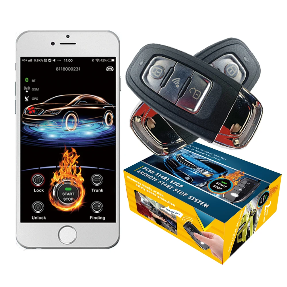 Cardot 2g pametni telefon app avto varnostni alarmni sistem z engine start stop