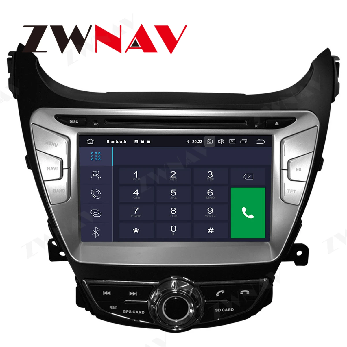 Carplay Android 10 Zaslonu Predvajalnik, GPS Za Hyundai Elantra 2011 2012 2013 Avante MD Auto Radio Stereo Multimedijski Predvajalnik, Vodja Enote