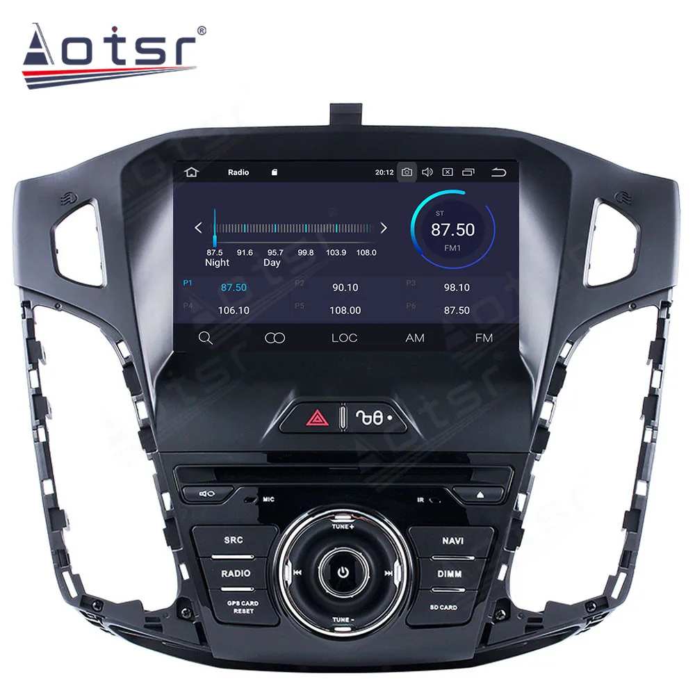 Carplay IPS Android Zaslon Za Ford Focus 2012 2013 2016 2017 Auto Radio Audio Stereo Multimedijski Predvajalnik, GPS, Vodja Enote
