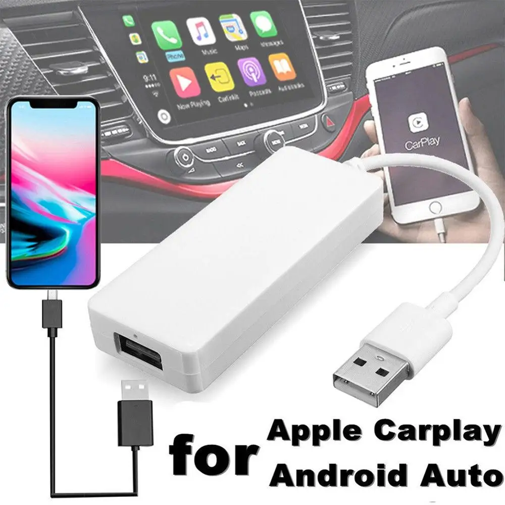 Carplay Ključ Zaslon USB Adapter Auto Smartphone Link Sprejemnik Zemljevida/Glasba/Navigacija Za Android Za IPhone