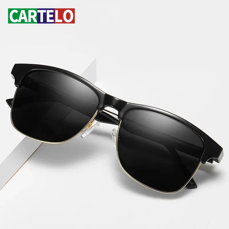 CARTELO Modni Črno Sunglass UV400 Premaz Objektiv Vožnje Očala Za Moške/Wome sončna Očala Klasičnih Kvadratnih Očala Moški