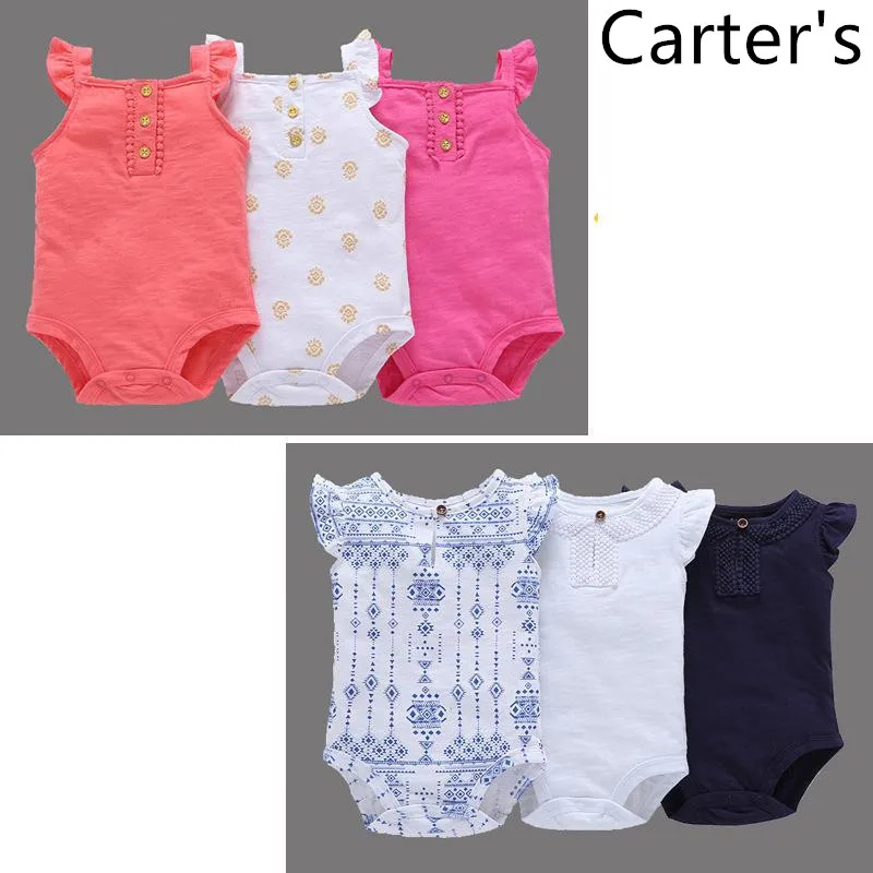 Carter je Roupa Infantil Menina Dvojčka Otroška Oblačila Srečen+otrok Newborn Baby Girl Obleke Telo Fant Twin Obleko Fant In Dekle Smešno