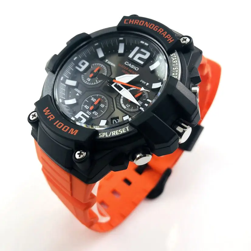CASIO MCW-100H-4A Sport Chrono watch gume traku multi-dial
