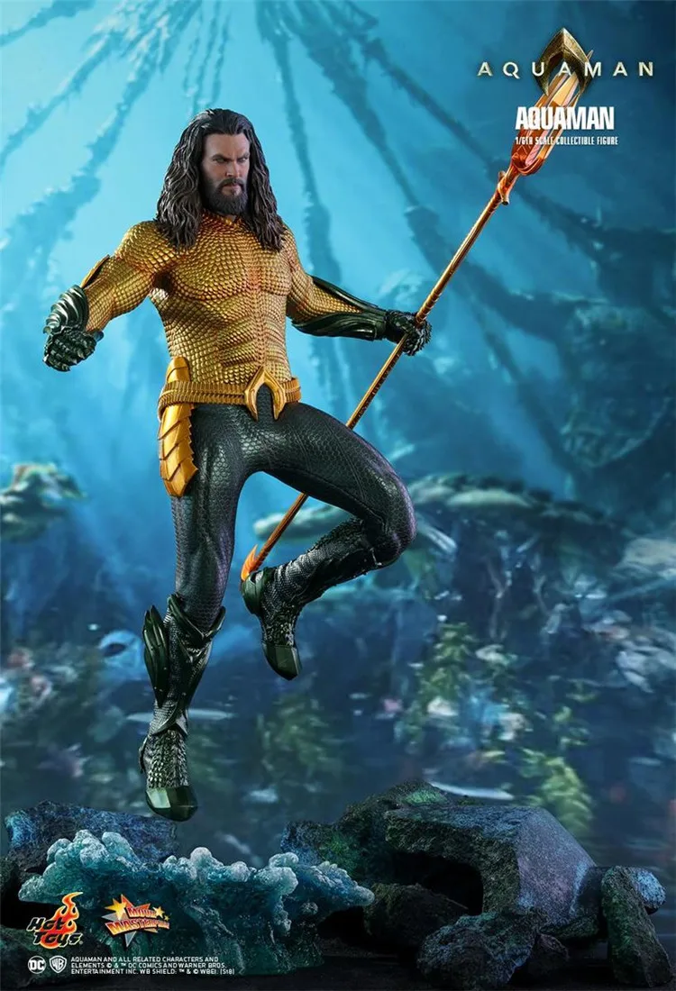 Celoten sklop ukrepov slika lutka Vroče Igrače MMS518 Aquaman 1/6. obsega Aquaman Zbirateljske Slika za zbiranje darilo igrača za ljubitelje