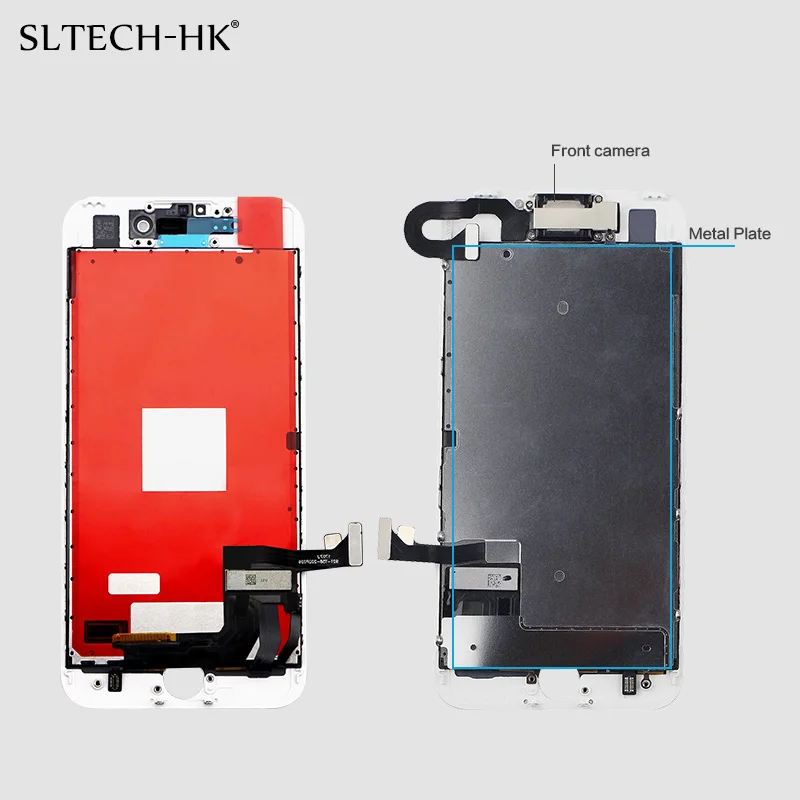Celoten Sklop Za iPhone 7 LCD Dopolnili S Kamero, Zvočnik Za iPhone 8 Plus Zaslon Zamenjava Prikaz S 3D Dotik ID