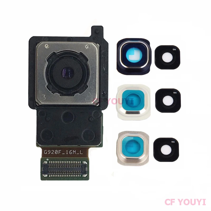 CFYOUYI Za Samsung Galaxy S6 G920 G920F Nazaj Zadnja Modula Kamere Z Objektiva Kamere 16MP