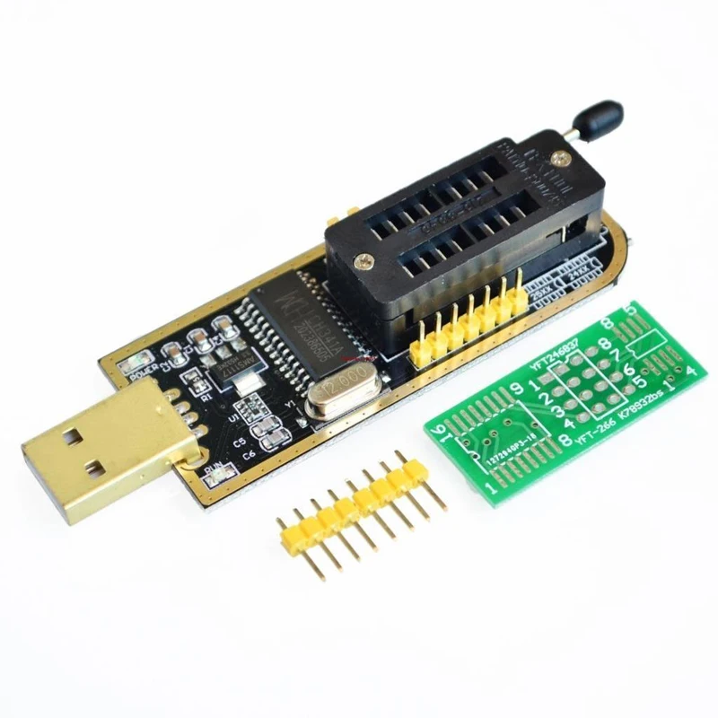 CH341 Programer adapter+SICO8 adapter+ sop8 posnetek s kablom+1.8 Vadapter EEPROM-a (Flash) BIOS USB programer ZIF adapter