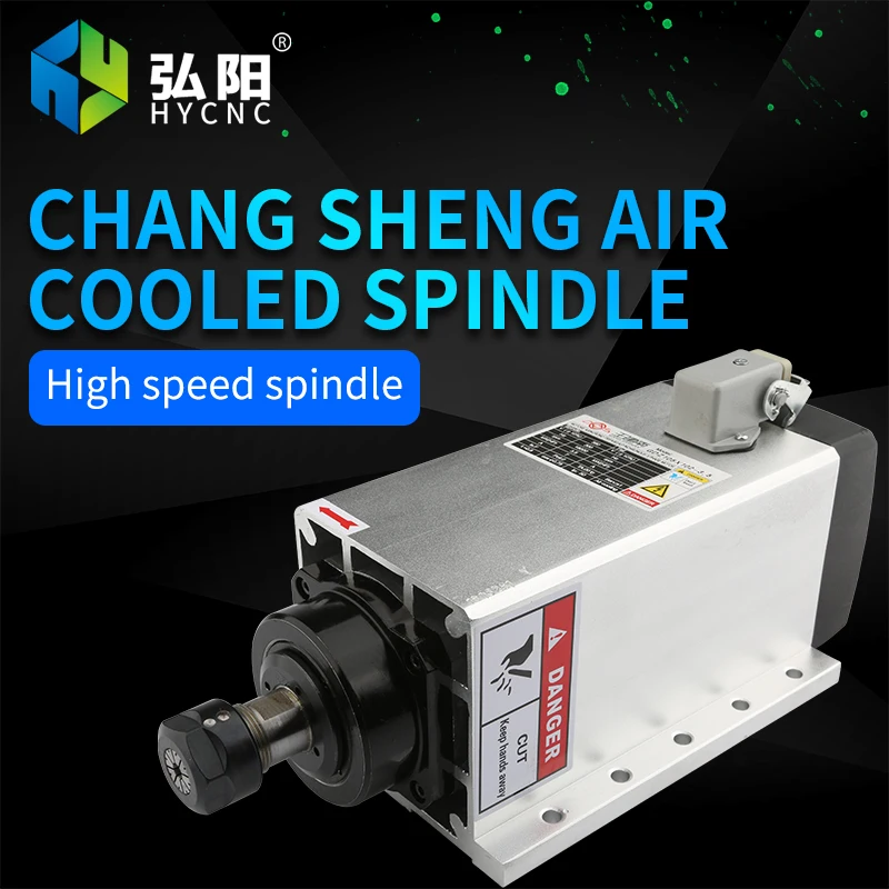 Chang sheng kvadrat 1.5/2.2/3.5/4.5/6/7.5 KW kvadratnih zračno hlajeni visoka hitrost vretena graviranje stroj, motor vretena, zračno hlajeni