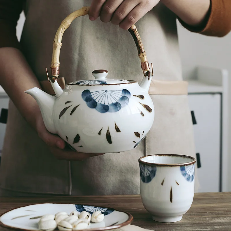 CHANSHOVA Kitajski retro slogu, ki je Ročno izdelan Keramični Handpainted 800ml čaj lonec, čaj, set China porcelana H297