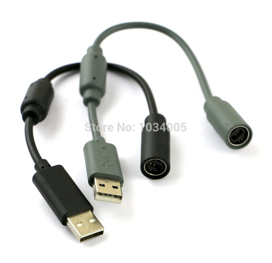 ChengChengDianWan 20pcs/veliko Novih USB Breakaway Priključite Kabel Pretvornik Napajalnik Za Xbox360 xbox 360 žično krmilnik
