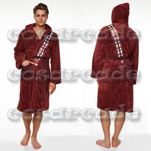 Chewbacca Kopel Plašč kopalni plašč Plašč Plašč Cape Hoodie Cosplay Kostum