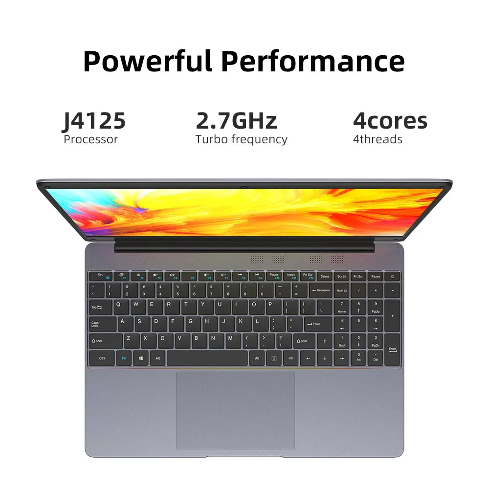 CHUWI HeroBook Plus 15.6 inch 1920*1080 FHD Zaslon Intel Celeron J4125 Quad Core 12GB RAM 256G SSD Windows 10 Laptop z RJ45