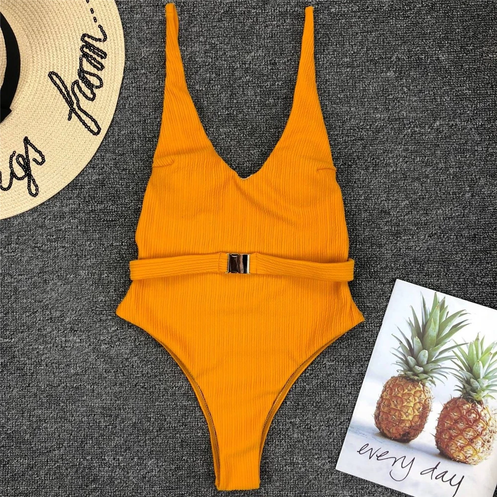 Cikini 2020 Nove Ženske Seksi Enem Kosu Bikini Trdna Šport Brazilski Obleko Poletje Plaža Kopalke