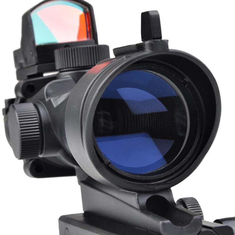 Cilj-O ACOG Slog 4x32 Križa Puška Področje Optične Pogled Področje Mini Red Dot Svetlobni Senzor Lov Refle Področje AO5317
