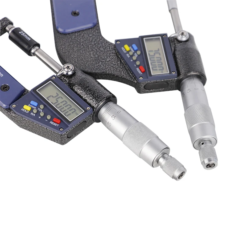CMCP Natančnost 0.001 mm Digitalni Mikrometer 0-25 25-50 50-75 75-100mm Elektronski Zunaj Mikrometri za Merjenje Orodja