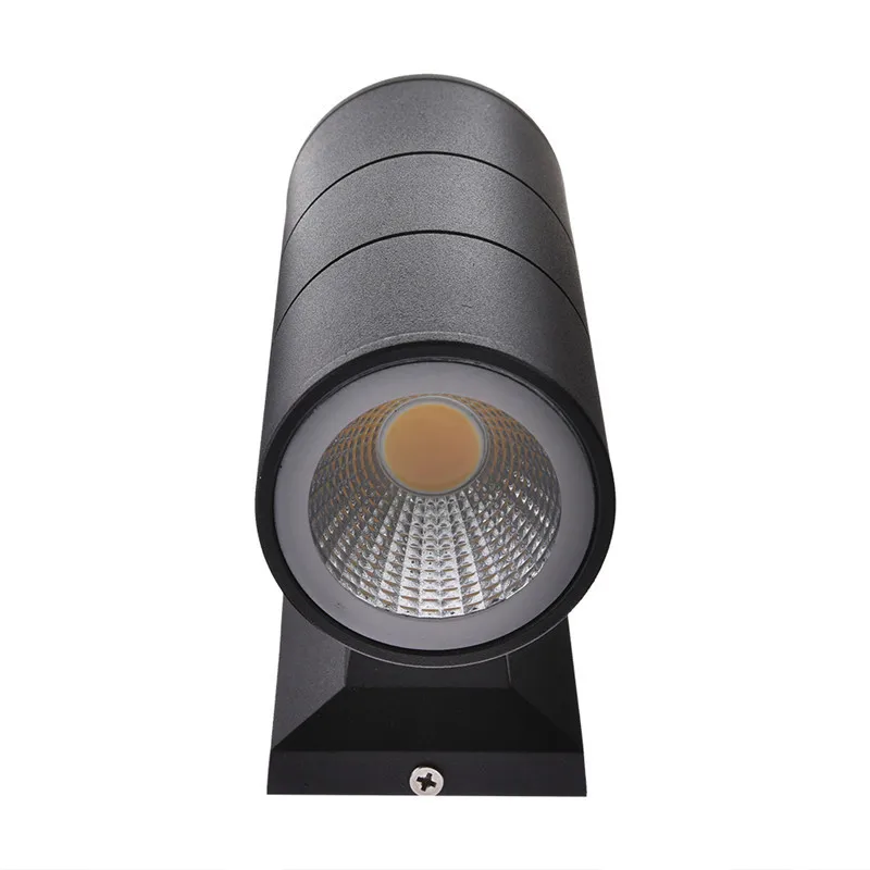 COB LED Zunanji Steni sveti Navzdol Dual-Glava Cilindra Nepremočljiva Aluminijasto Držalo Za Zunanjo Razsvetljavo Stenske Svetilke