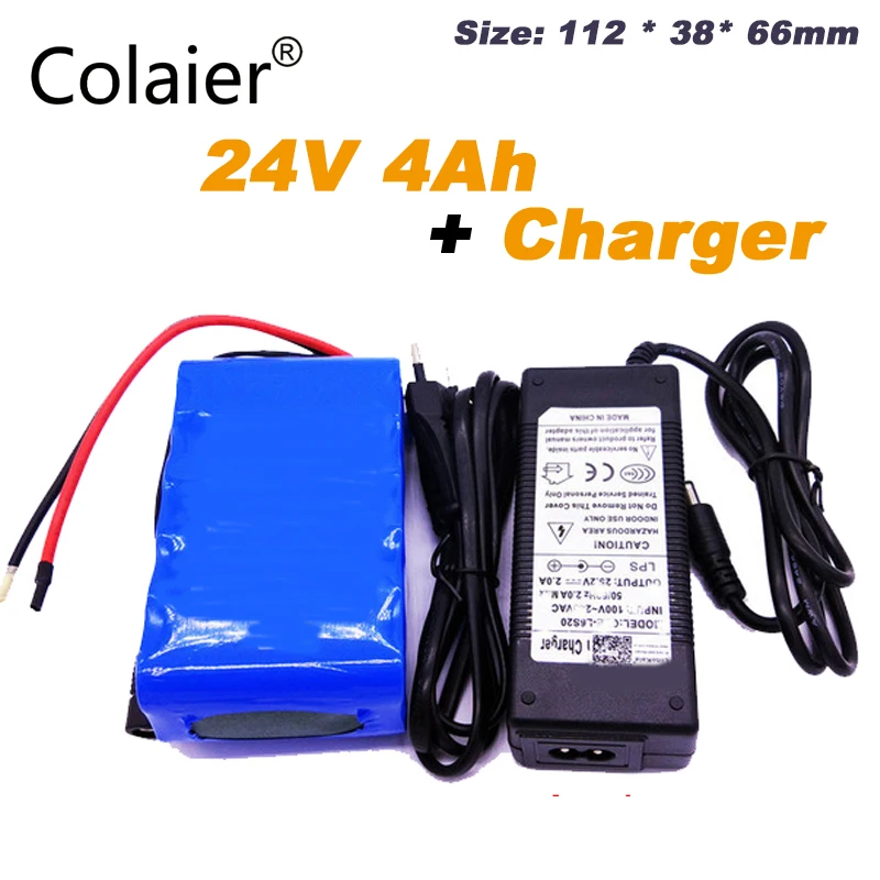 Colaier 24V 4000 18650 Baterijo 25.2 Proti 4000 mah Baterija za ponovno Polnjenje Mini Prenosni Polnilec Za LED/Lučka/Kamera