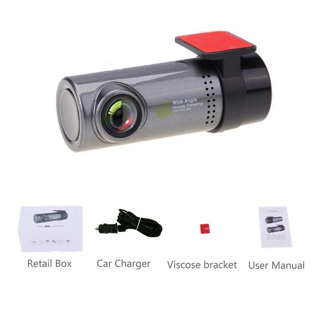 Conkim Mini Avto Dash Kamere, 30 fps Zaslon Full HD Skrite Registrator Dashcam pred Snemalnika Videa Kamere, zaznavanje gibanja