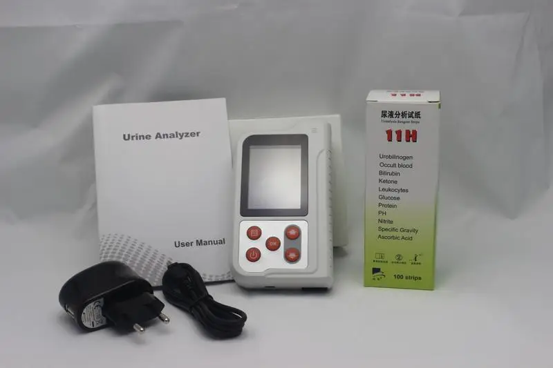 CONTEC BC401 Ročni Digitalni Urinski Analizator s 100 KOZARCEV Testnih Lističev Urina Tester,ZDA