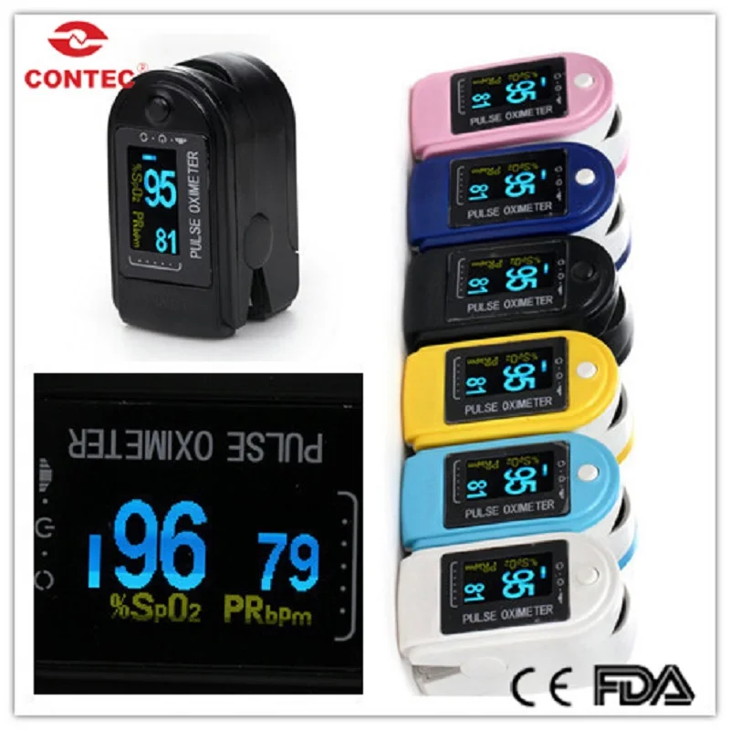 CONTEC CMS50D Prsta Impulz oximeter SPO2 monitor nasičenost kisika v krvi, Spremlja srčni utrip oximetro de dedo
