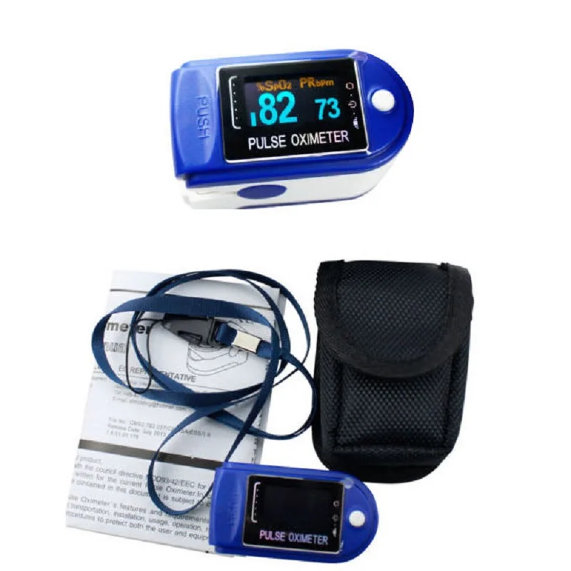 CONTEC CMS50D Prsta Impulz oximeter SPO2 monitor nasičenost kisika v krvi, Spremlja srčni utrip oximetro de dedo