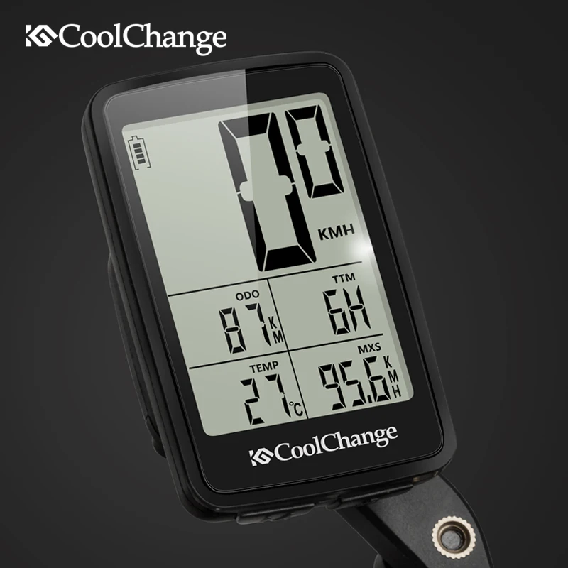CoolChange Kolo z Brezžičnim Rainproof merilnik Hitrosti, Števec kilometrov Kolesarjenja Štoparica Cikel Računalnik USB, Baterije za Kolo Računalnik