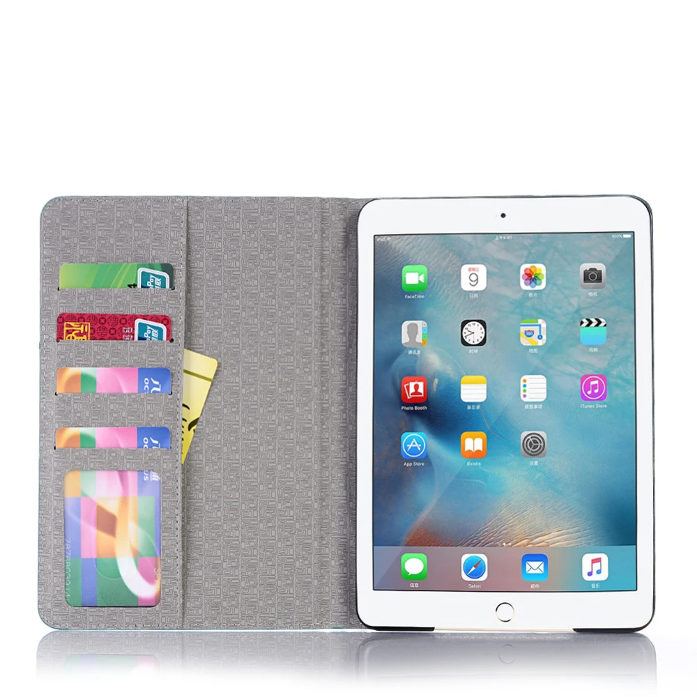Coque za iPad mini 1 2 3 4 5 2019 Luksuzni Krokodil Primeru PU Usnje Folio Stojalo Kartico v Režo Za iPad mini 5 2019 Luksuzni Primeru 7.9