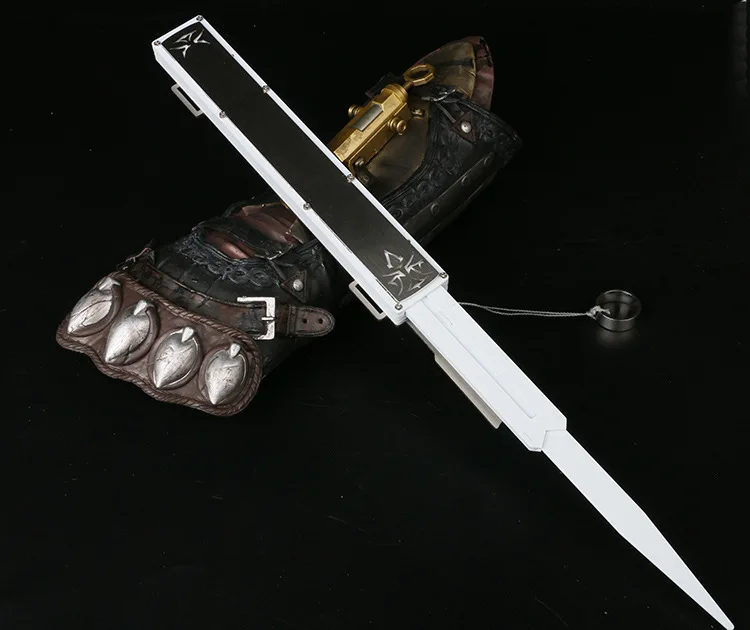 Cosplay skrite meč PVC rezilo ukrepanje značaja rekviziti Edward orožje meč lahko pop up otrok, odraslih, igrače, rekviziti