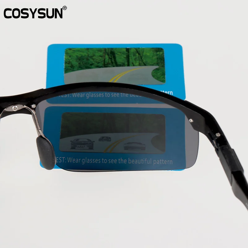 COSYSUN blagovne Znamke Vožnje Očala Polarizirana sončna Očala Moški Šport Buljiti Moških Aluminij Zlitine Polarizirana Objektiv gonil 