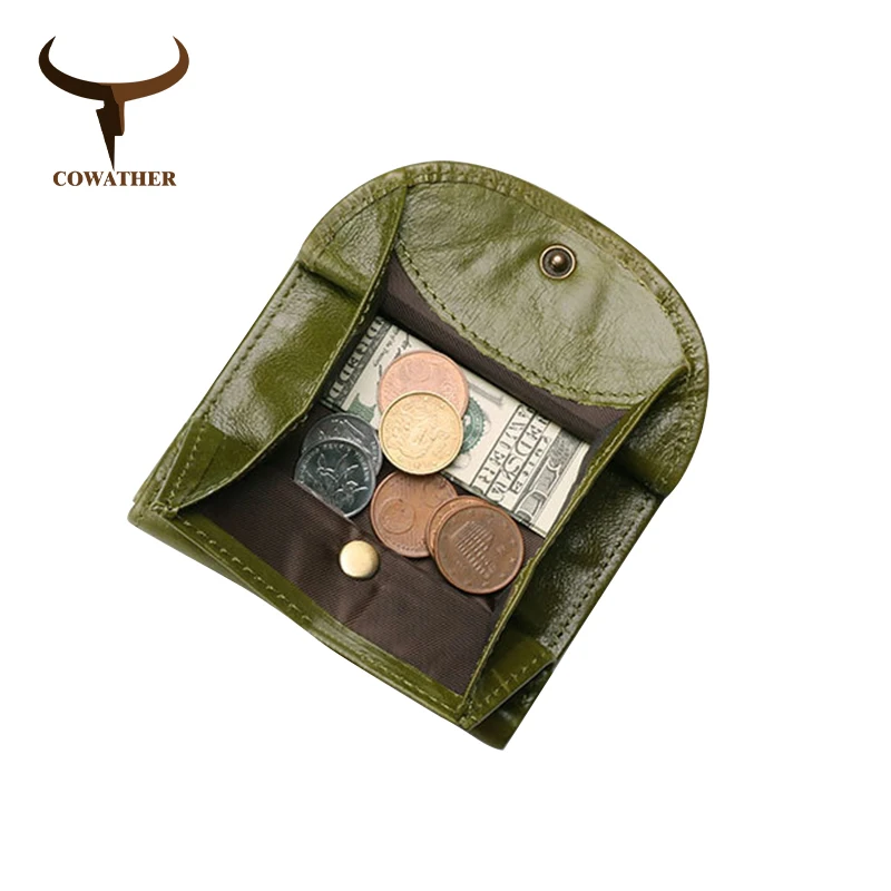COWATHER ženske torbici večnamensko denarnice vrh kakovosti kravo pravega usnja, modni letnik design kartico kovanca imetnik denarnice