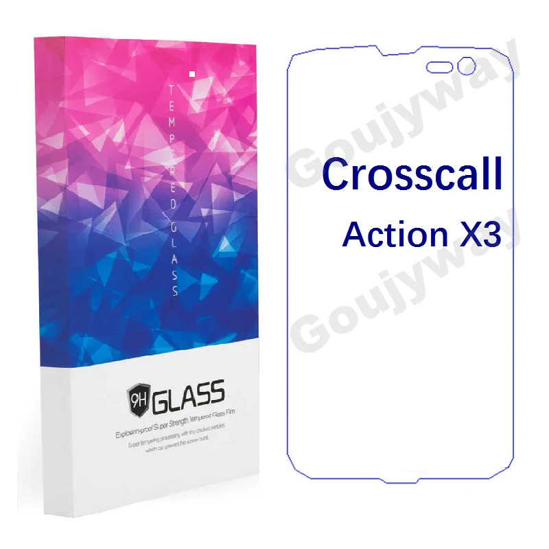 Crosscall Dejanje X3 Stekla Film eksplozijam Kaljeno Steklo Zaščitno Steklo LCD Screen Protector Crosscall Dejanje X3 stekla