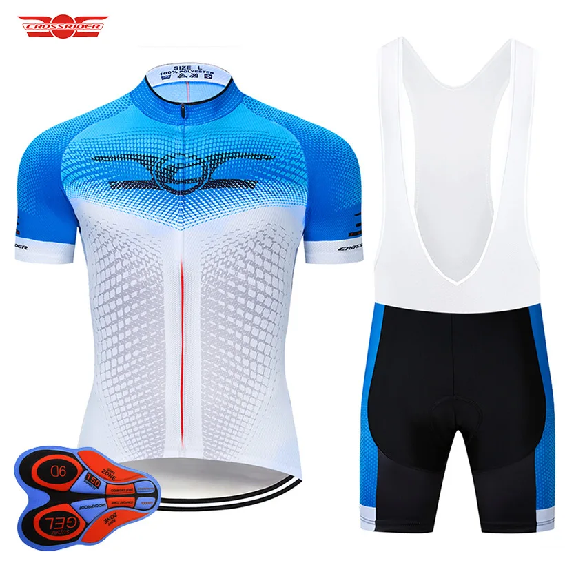 Crossrider 2021 Nov Kolesarski Dres Komplet MTB Enotnih Kolesarskih Oblačil Ropa Ciclismo Kolo Nositi Oblačila, ki Mens Kratka Maillot Culotte