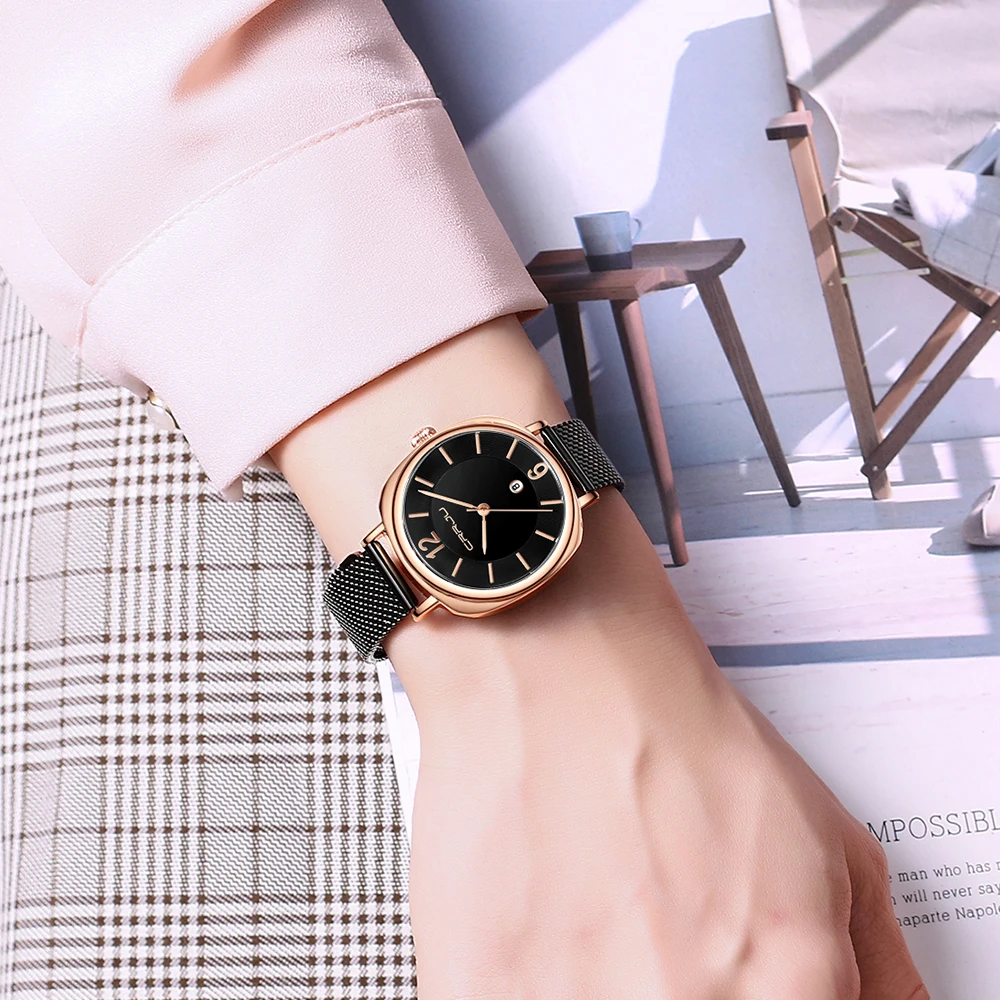 CRRJU Ženske Ure 2020 Luksuzni Dame Watch Moda Minimalističen Nepremočljiva Vitek Pas Ure za Ženske Reloj Mujer