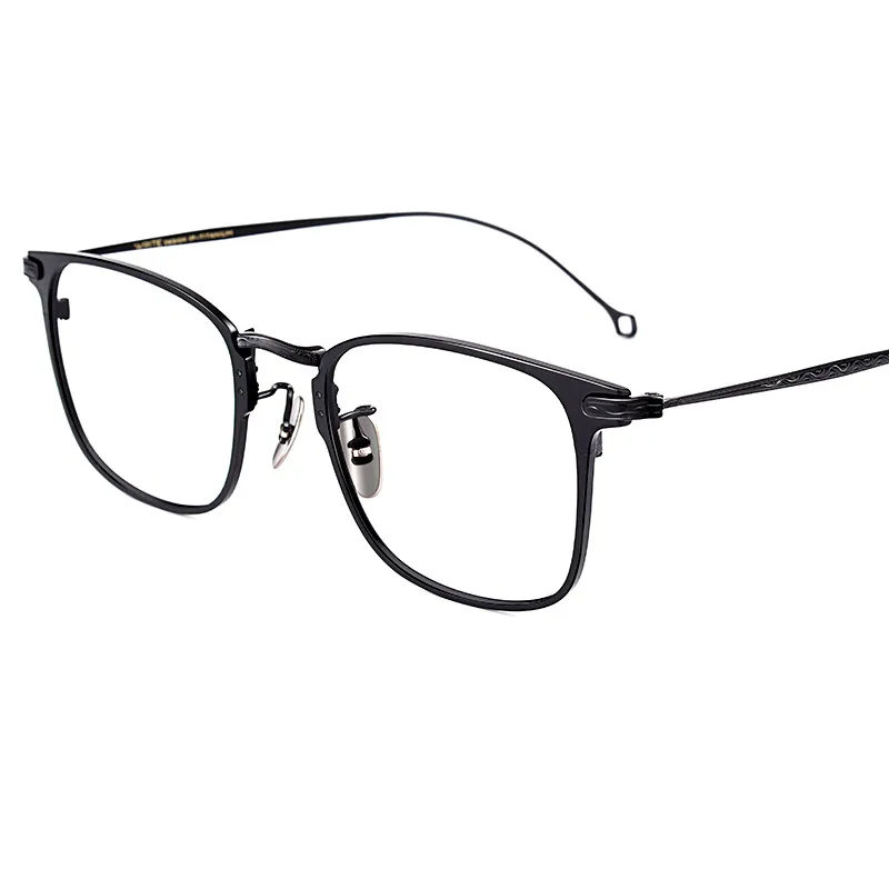 Cubojue Titana Očala Okvir Moških 10g Očala, Moška Očala za Optično Prejemu Očala Nerd Ultralahkih Recept za Očala