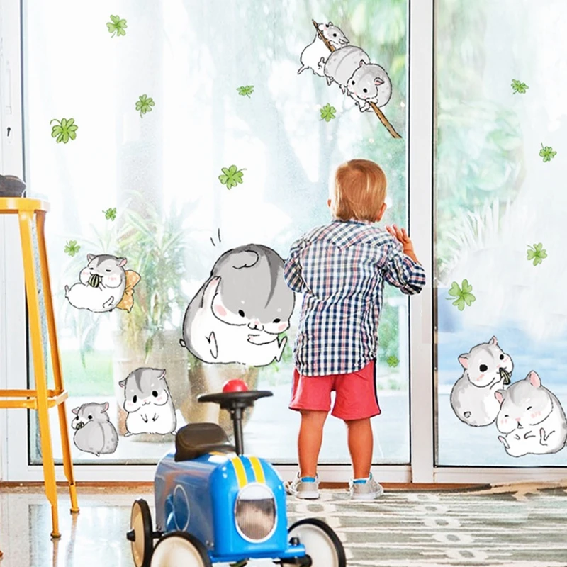 Cute Hrčka Totoro Stenske Nalepke Otroci Odraščanja Otrok Soba Risanka Kawaii Freske Lep Anime Prašička Ozadje Doma Dekor