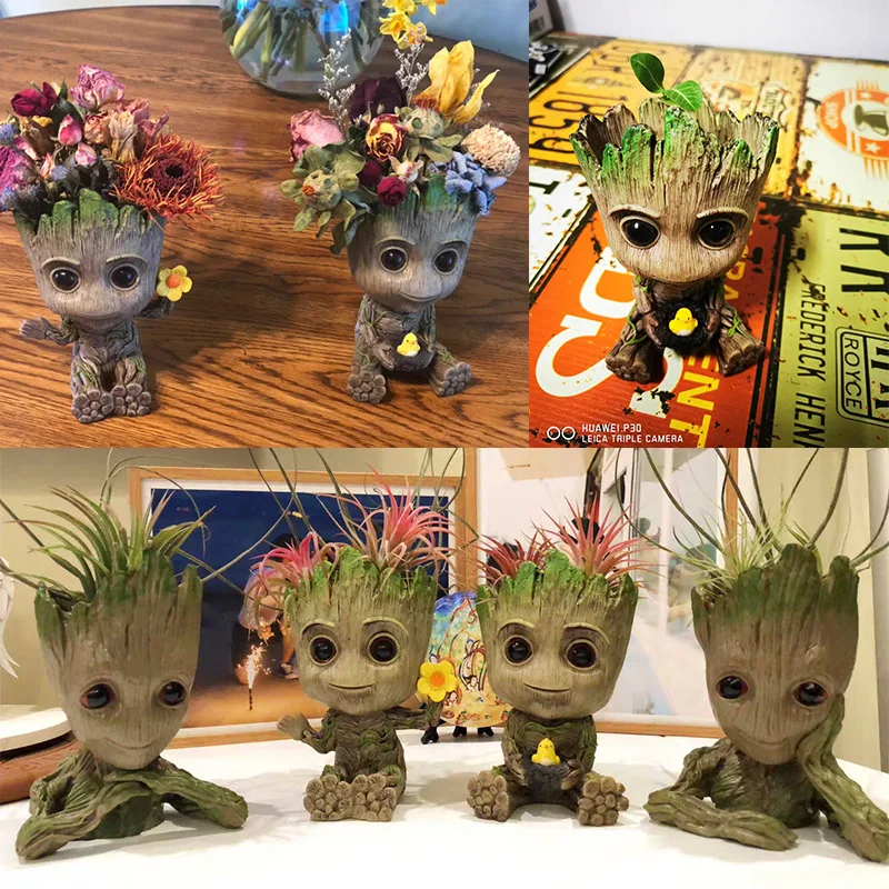 Cvetlični Lonec Groot Cvetlični lonček Ustvarjalne Shranjevanje Obrti Lepe Oblike otroške Igrače Svinčnik Vrt Pot Planter Cvetlični lonček