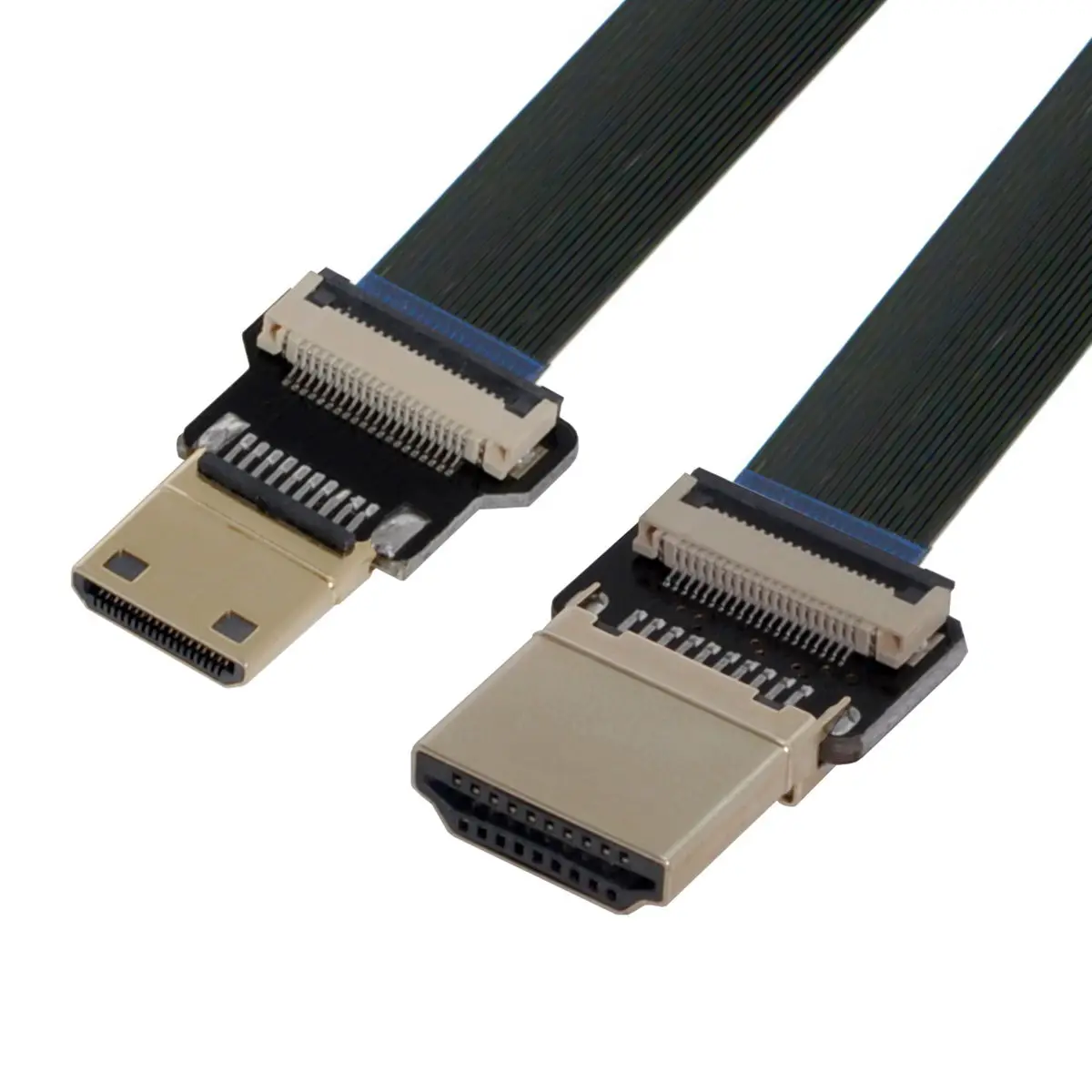 CY CYFPV Mini HDMI je združljiv Moški HDMI je združljiv Moški FPC Ravno Kabel 1080P za FPV HDTV Multicopter Fotografiranje iz Zraka