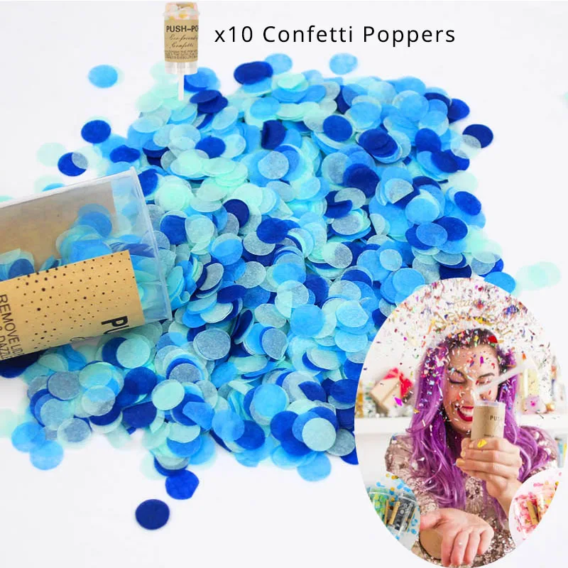 Cyuan 10Pcs Mix Barve Push Pop Konfeti Nosečnice Topov za Poročno Dekoracijo Rojstni Baby Tuš Primeru Stranka Dobave