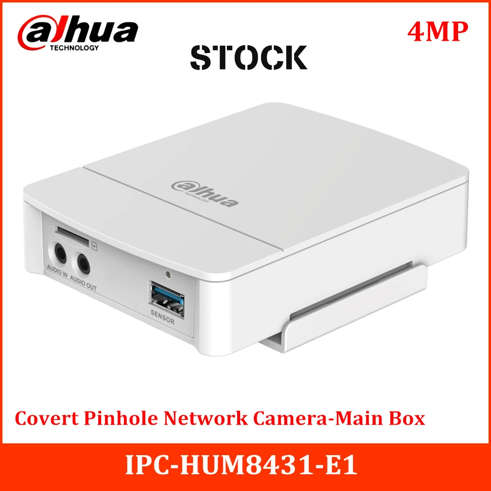 Dahua 4MP Prikrito Pinhole Omrežna Kamera Glavni Polje IPC-HUM8431-E1 H. 265 Smart odkrivanje Podpora POE potrebujete za delo z objektiva Enota