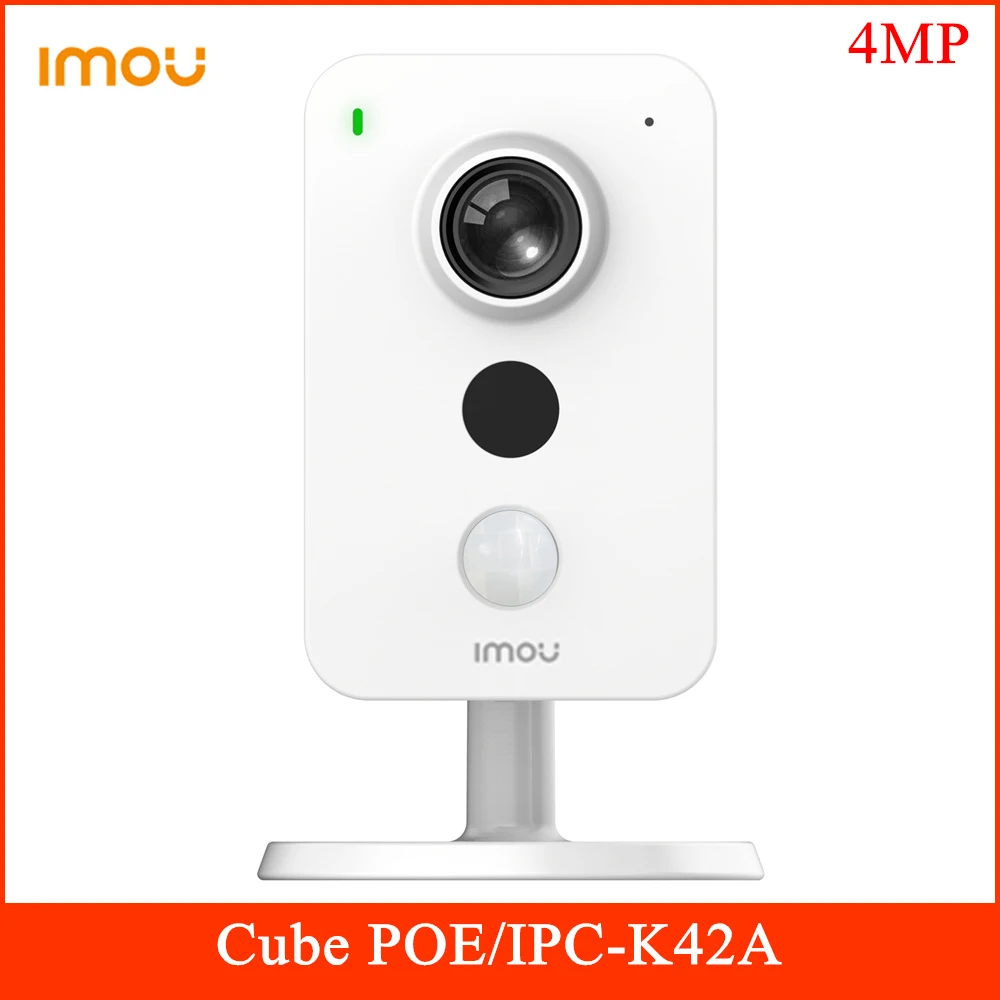 Dahua Imou Kocka POE Fotoaparat IPC-K22 IPC-K42 IPC-K42A 4MP dvosmerni Pogovor Vgrajen MIKROFON in Zvočnik Podpora PIR in Zaznavanja Zvoka