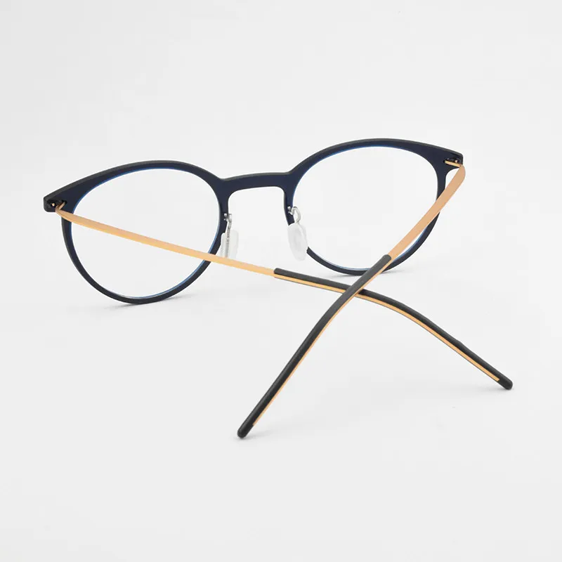 Danska Blagovna Znamka Design Ultralahkih Očal Okvir Moški Ženske Kratkovidnost Recept Za Očala Krog Acetat Očala Oculos De Grau 6537