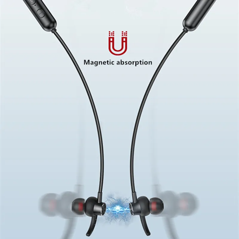 DAONO DD9 Magnetni Brezžične Bluetooth Slušalke Čepkov Šport Teče Neckband Z Mic Šport čepkov za zmanjšanje Hrupa Slušalke